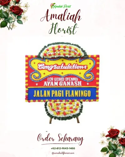 Bunga Papan Congratulation di Jelutung